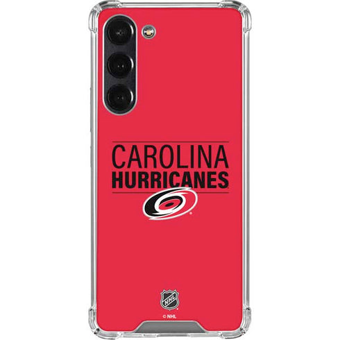 NHL Carolina Hurricanes Lineup Galaxy S24 FE Clear Case